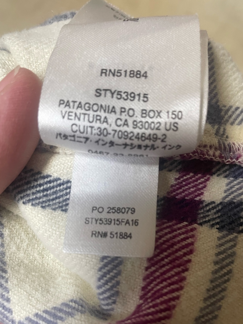 Patagonia Shirt Women’s 10 Organic Cotton Flannel Button Front Gorpcore Outdoor - Picture 10 of 11